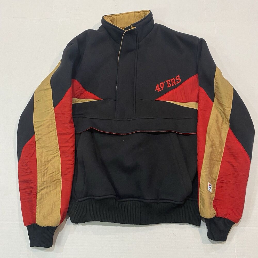 Vintage 90’s The Game Collection 49ers Pullover Hoodie/Jacket Size XL EUC